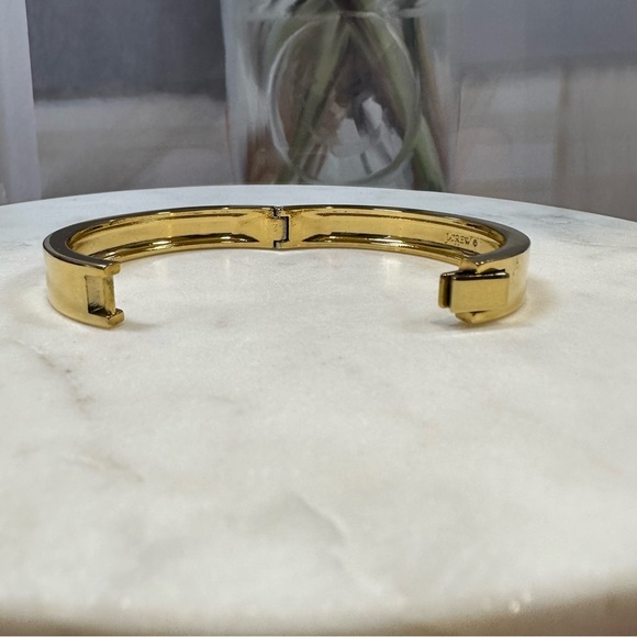 J Crew - Goldtoned Hinge Bangle Bracelet - Picture 5 of 15